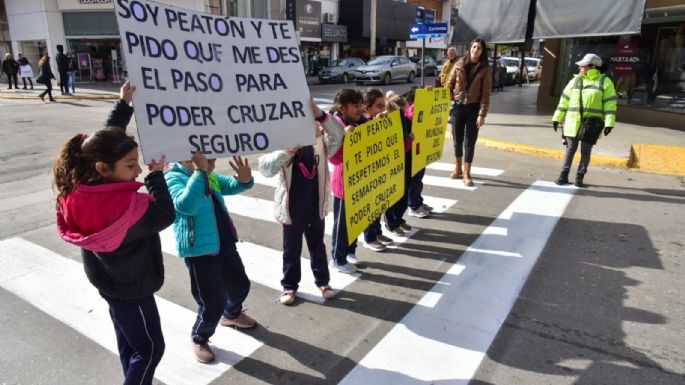 Alumnos del colegio Bianco intervendrán las calles para generar conciencia vial
