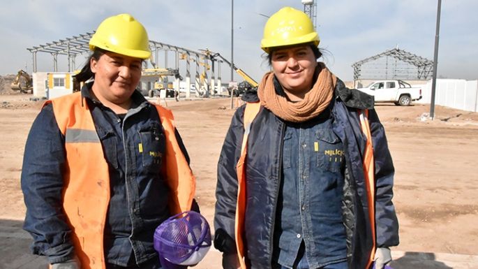 Sumaron a dos mujeres a la obra del Centro de Gestión de Residuos