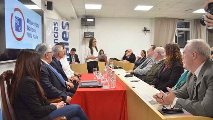 Rodríguez Villafañe ya es  profesor honorario de la UNVM