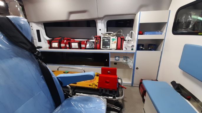 Bomberos Voluntarios presentaron una nueva unidad de ambulancia