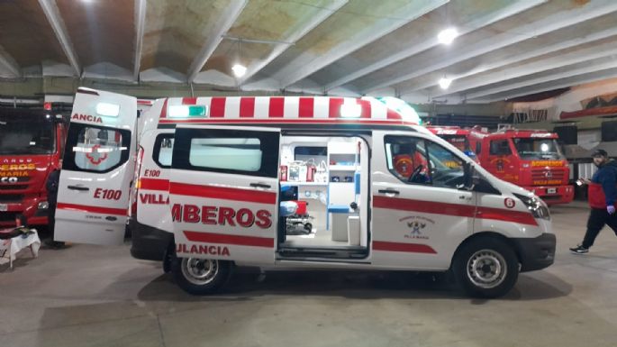 Bomberos Voluntarios presentaron una nueva unidad de ambulancia