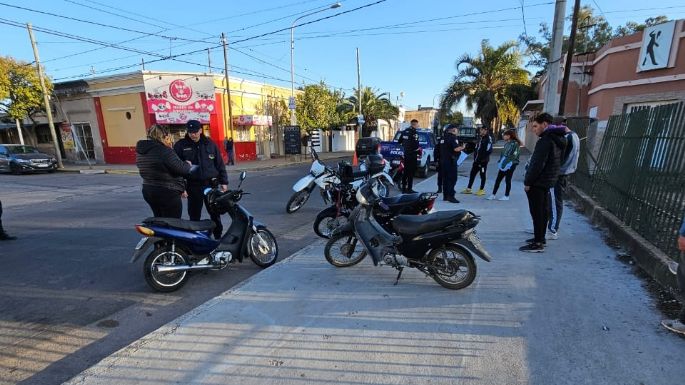 Secuestraron nueve motocicletas por distintas infracciones