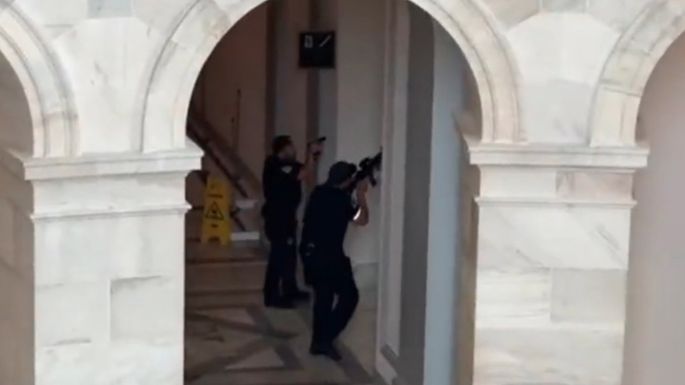 Evacuaron el Capitolio por la sospecha de un tirador