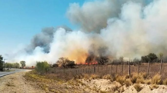 Bomberos combaten varios incendios forestales en Córdoba