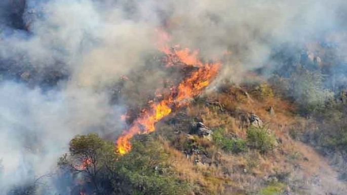 Córdoba bajo fuego: se quemaron cabañas y hubo muchos evacuados