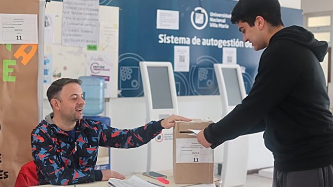 Elecciones UNVM: total normalidad
