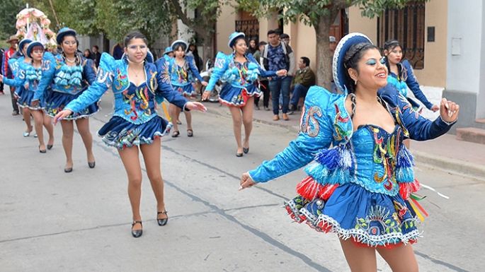 Toda la comunidad boliviana festejó a la Virgen de Urkupiña