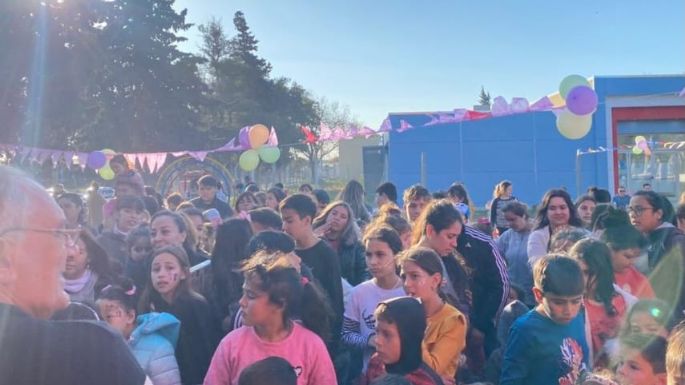 El barrio San Juan Bautista tuvo su festejo por el Día de la Niñez