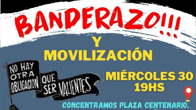Docentes convocan a un "banderazo y movilización" en Villa María