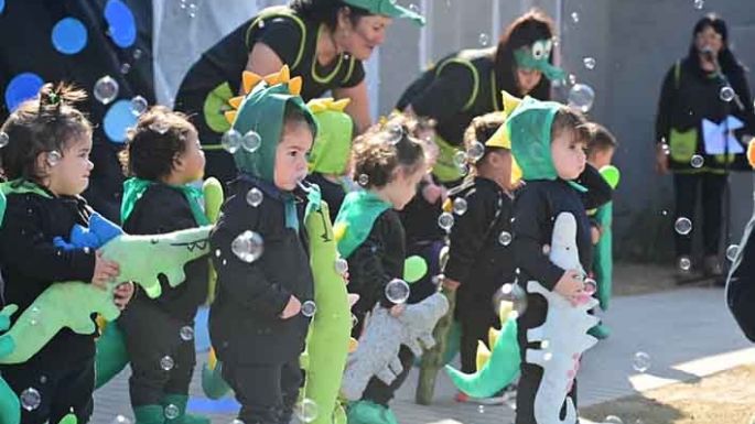 Festejo infantil en el San Martín