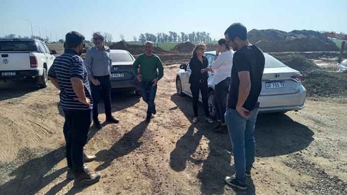 Avanza la obra de canalización