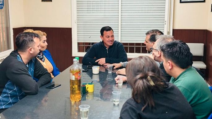 Capitani se reunió con la Liga Villamariense de Baby Fútbol