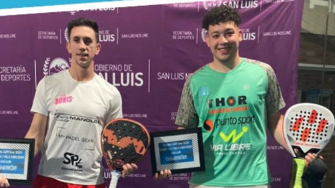 Páez fue campeón en Villa Mercedes