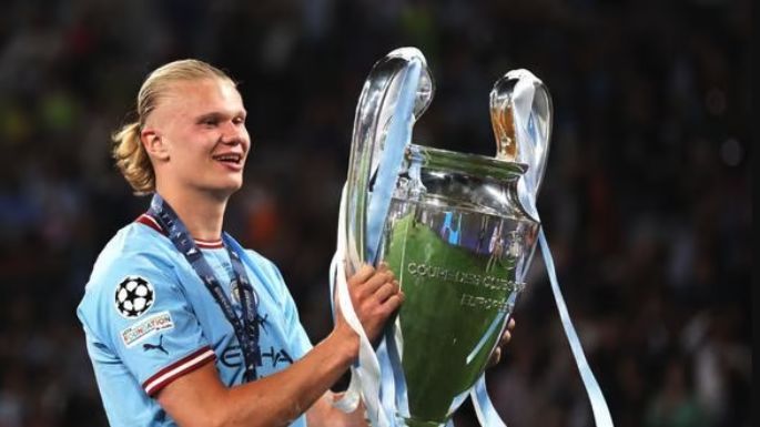 Haaland le ganó a Messi el premio al mejor del año en Europa