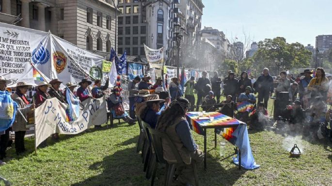 Tercer Malón de la Paz: afirman que permanecerán frente a los Tribunales “hasta que nos den respuesta”