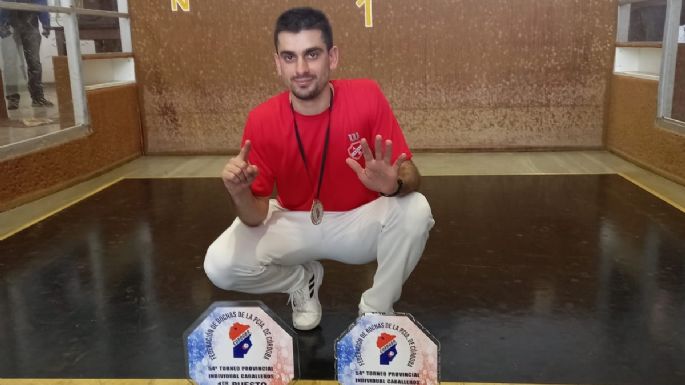 El "Messi de las bochas" ganó en Villa María