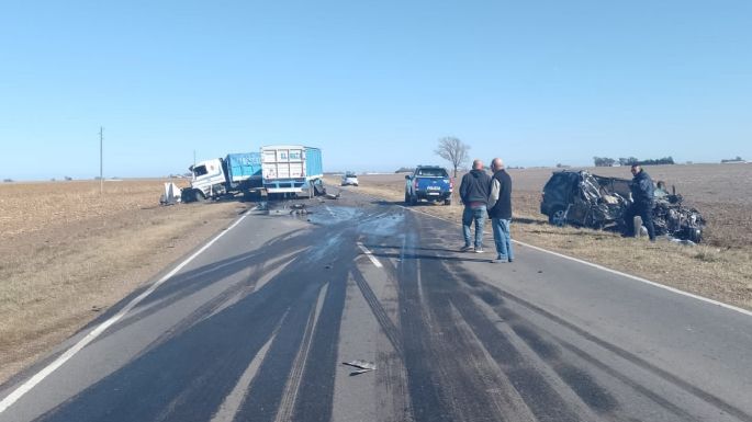 Accidente fatal sobre ruta E79, cerca de Oncativo