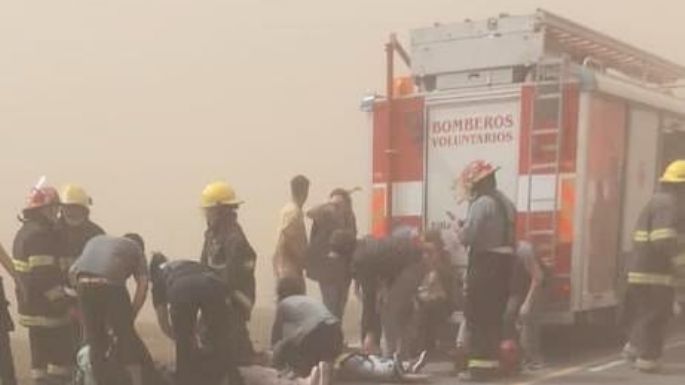 Un choque múltiple dejó un muerto y varios heridos