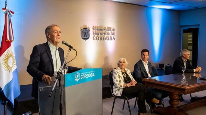 Schiaretti, con maestros