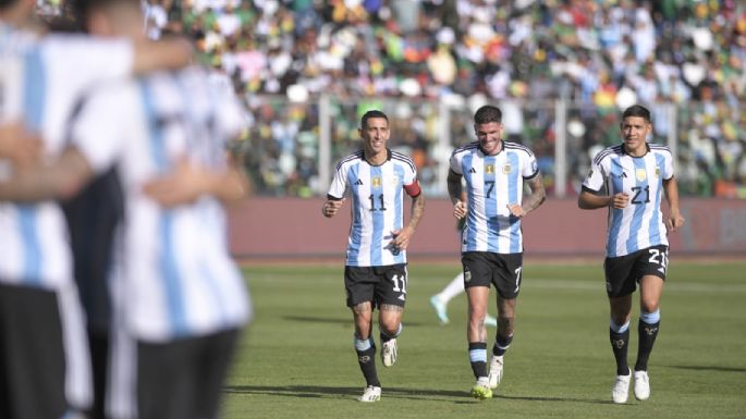 En la altura y sin Messi, Argentina goleó 3 a 0 a Bolivia