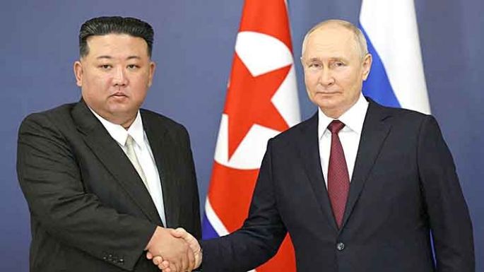Kim Jong, con Putin
