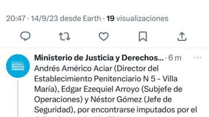 Detuvieron a las máximas autoridades de la cárcel local
