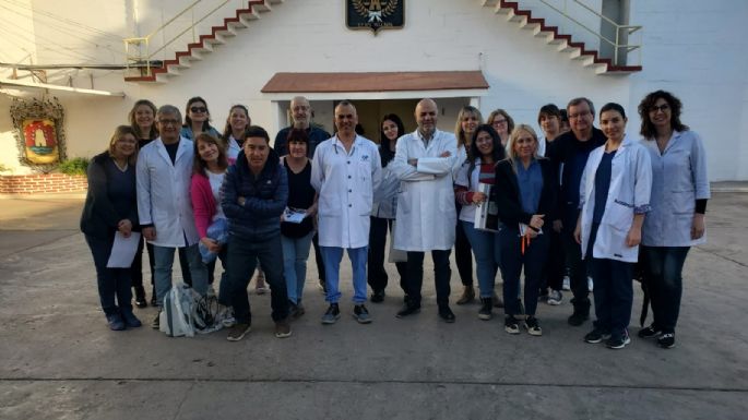 Profesionales del Pasteur se trasladaron a la cárcel local para asistir a mujeres