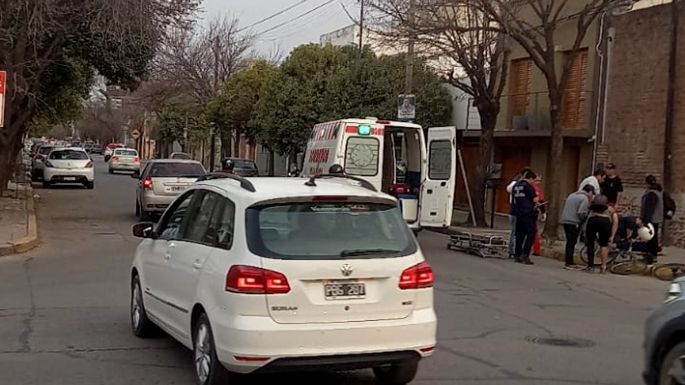 Siete heridos en tres choques y dos caídas