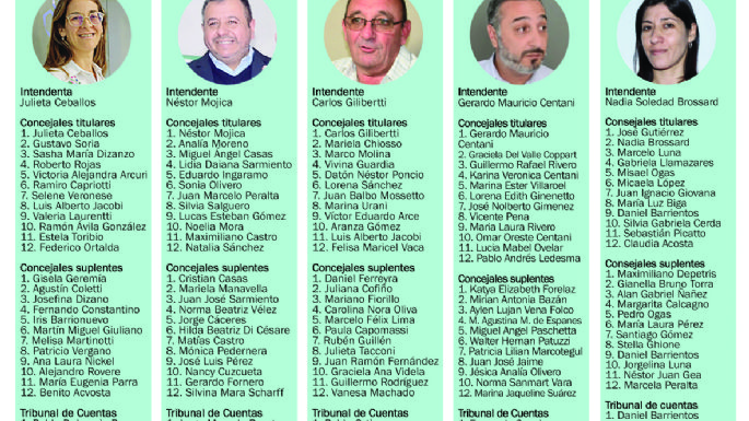 Son diez las listas de candidatos a conducir los destinos de la ciudad