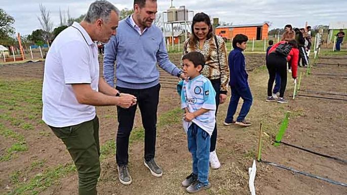 Veinte familias ya tienen su huerta