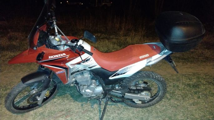 Una moto robada en Villa María fue recuperada minutos después en el ingreso a Etruria