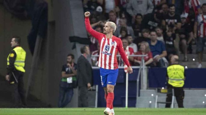 El equipo del Cholo celebró en el derby