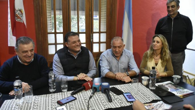 Luis Juez y Mario Negri llegaron a la ciudad en apoyo al candidato Capitani