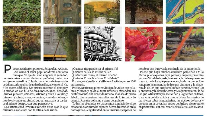 La vuelta a la Villa en 45 artistas