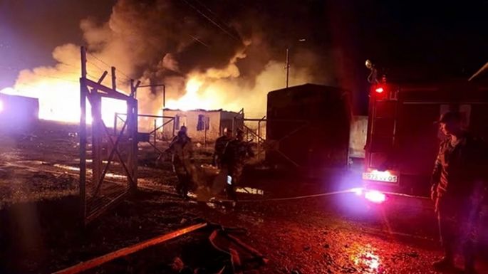 Trágica explosión