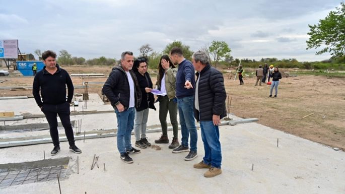 Empezaron las casas del Ecobarrio