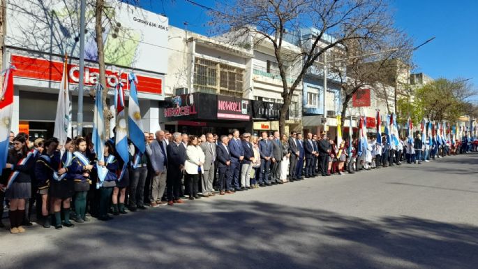 Gill encabezó su último acto por el aniversario de Villa María como intendente