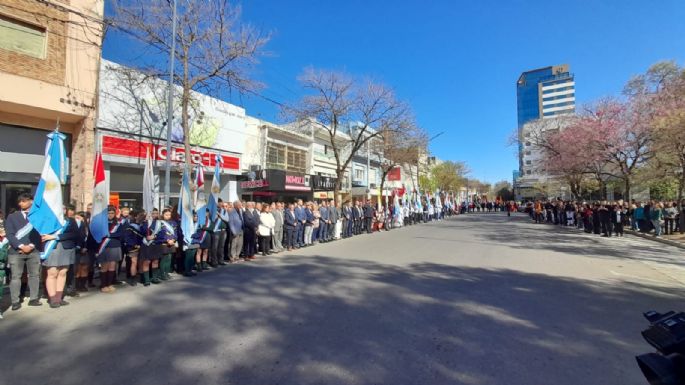 Gill encabezó su último acto por el aniversario de Villa María como intendente