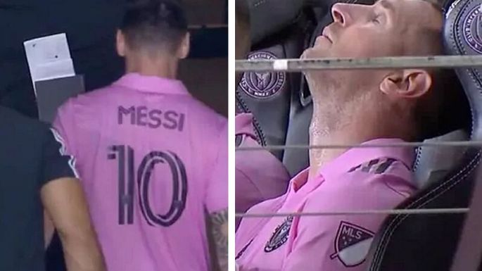 Messi quedó fuera del partido de Inter Miami y preocupa en la Selección