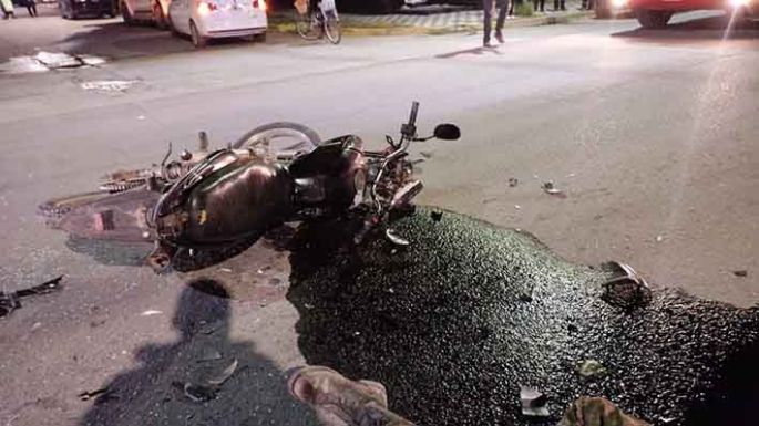 Un niño de 1 año con traumatismo de cráneo al caer de una moto que embistió un perro