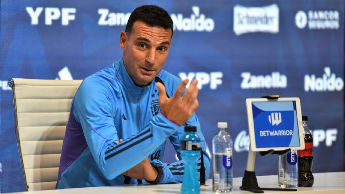 "Messi jugará todos los minutos que pueda en estos partidos", afirmó Lionel Scaloni