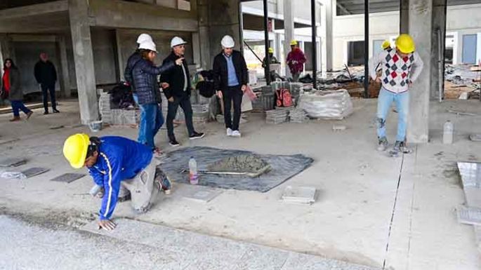 Comenzaron a levantar estructuras con el método de construcción en seco