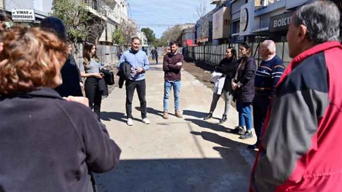 Realizan desagüe en el microcentro