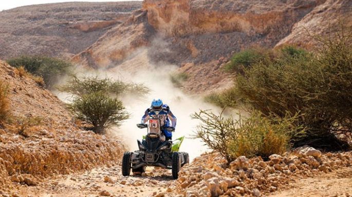 Andújar mantuvo la punta en quads