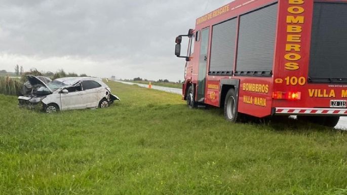 Dos mujeres trasladadas al Pasteur tras un vuelco en la autopista