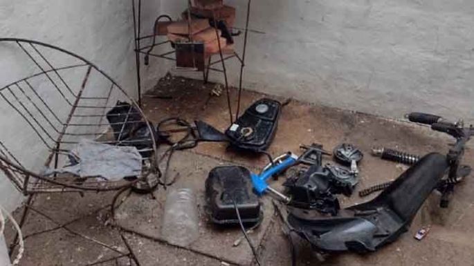Encontraron una moto robada en Villa Nueva