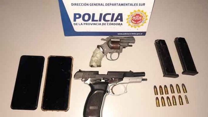Secuestraron armas en Villa Nueva  por un hecho de violencia familiar