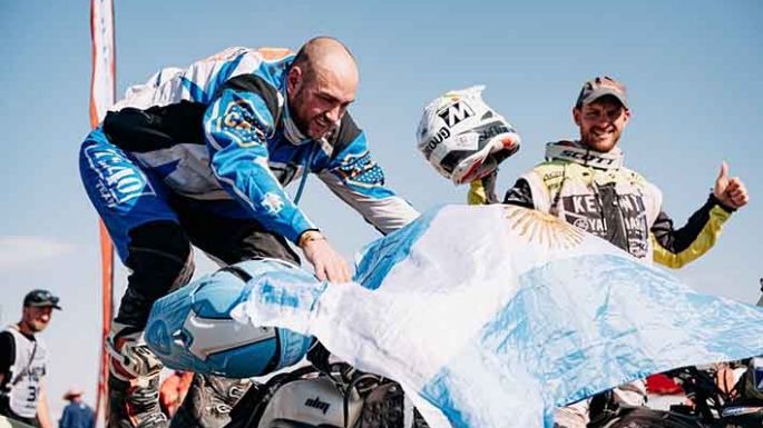 Manuel Andújar  ganó por segunda  vez en quads