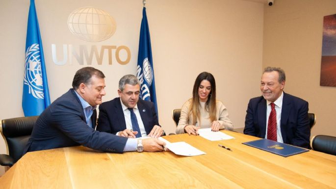 Capitani firmó un acuerdo intención con la Organización Mundial del Turismo