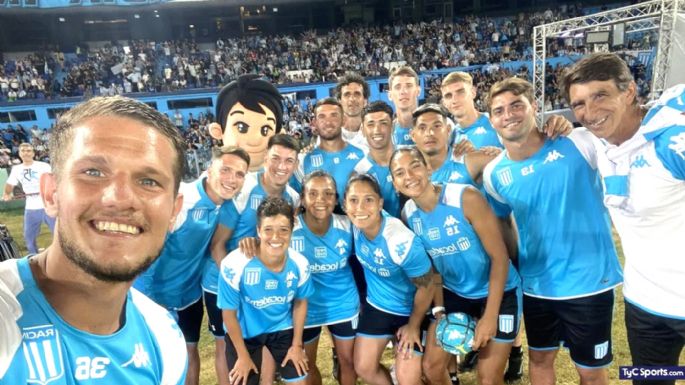 Racing presentó a sus hinchas los nuevos refuerzos
